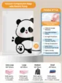 Vacuüm opbergzakken met pomp, panda ontwerp, ruimtebespaarder voor kleding en dekbedden. - Aanbevolen voordeelkset (3 XXL + 2 extra grote + 3 grote + 2 middelgrote) / Extra dikke (zwart-witte panda) set met elektrische pomp