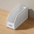White plastic desktop storage box, small size organizer basket for desk and kitchen use. - Small Upgraded / White