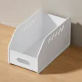 Large plastic storage box desktop container organizer basket kitchen spice rack 15x28x15cm - Large Upgraded / White