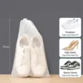 Kleine Vlies Schuhtasche, Anti-Vergilbung staubdichte Aufbewahrungstasche fuer Turnschuhe. - Klein Größe 10 Stück Packung