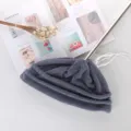 Thickened grey microfiber broom mop cover replacement dust cleaning cloth tool for home use. - Upgraded Drawstring Lock Model / Gray