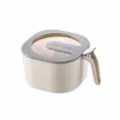 4-Compartment Seasoning Box Nordic White Kitchen Spice Jar with Lid and Spoons 250ml Each - 4-Grid Nordic White Seasoning Box with 4 Spoons