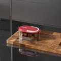 Scatola di immagazzinaggio spezie rossa moderna a strato singolo contenitore cucina - 1 Strato Sigillato A Prova di Umidità / rosso fagiolo