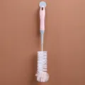 Long handle cup brush pink cleaning brush for water bottle glass bottle cleaning tool - Long / Nordic Pink