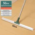 50cm Vloertrekker Magische Bezem met EVA Blad en 101cm Verstelbare Roestvrij Stalen Steel - 50cm Telescopische Stang