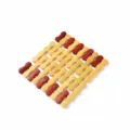 Wooden Insulated Mat Square Folding Pot Holder Heat Resistant Table Trivet 19cm - Large Square (19x17cm) / 1 Piece/Pack