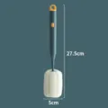 Langer Griff Nano Schwamm Tassenbürste für Babyflaschen und Wasserkocher Reinigung - 27.5 cm - Dunkelblau