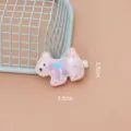 Süßes Cartoon Welpen Haarspange süße Seitenklammer Entenschnabelclip für Damen und Mädchen. - Haarclip / Lila Hund