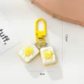 Portachiavi in metallo mahjong fortunato cartone animato carino ciondolo borsa - Stile B / Giallo