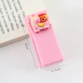Süsser rosa Mini-Tacker mit Cartoon-Pferd-Design, tragbares Büro- und Schul-Heftgerät für Notizen. - Glückstasche Pferd