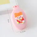 Brosse à cheveux pliante rose avec joli patch, mini miroir de poche portable pour voyage. - Brosse à cheveux fille à sacoche