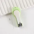 Tagliaunghie portatile color macaron, simpatico strumento di manicure per studenti e uso domestico. - Tagliaunghie Singolo (Sfuso) / Verde (Colore a Contrasto)