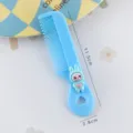 Bambini blu cartone animato coniglio pettine portatile carino mini spazzola per uso quotidiano - Blu