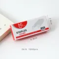 Nachfuellklammern 26/6 1000Stk Box tragbare Buero Schreibwaren Schulbedarf Zubehoer - YQY26/6