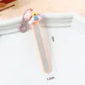 Cute cartoon pony pink nail file with bead chain, portable manicure tool for women and girls. - Gold Ingot Horse