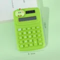 Simpatica mini calcolatrice mela cartone animato portatile ufficio studente elettronica verde - Piedini Mela Verde / Verde