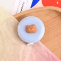 Cute cartoon mini tape measure with adorable bear design, portable retractable sewing ruler. - Bear Tape Measures