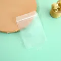 Matte transparent ziplock bag for food candy and jewelry storage moisture proof plastic bag - 8x12cm