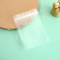 Frosted matte transparent zipper seal bag candy food packaging and jewelry storage bag - 9x13cm