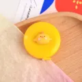 Cute yellow chick mini tape measure, portable retractable body measuring soft tape for use. - Chick Tape Measures
