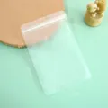 Matte transparent frosted ziplock bag for candy food storage and jewelry packaging. - 11x17cm