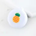 Mini brosse à cheveux pliante portable avec miroir, joli design ananas pour voyage. - Peignes à cheveux ananas