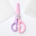 Cute cartoon kids safety scissors for handcraft, school supplies and DIY art projects. - Style B-Cat