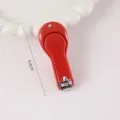 Κόκκινο φορητό νυχοκόπτης 6.4cm, συμπαγές εργαλείο μανικιούρ σε χρώμα καραμέλας - Κόκκινο