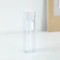 Flacone spray rettangolare trasparente da 10ml, mini contenitore profumo ricaricabile SKU - Bianco