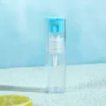 Flacone spray portatile color caramella da 10 ml, flacone erogatore quadrato trasparente per tonico - Blu