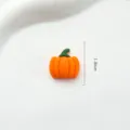 Simpatico piccolo accessorio fai da te zucca in resina per custodia telefono 1,8cm - Zucca