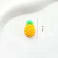 Simpatico cabochon ananas in resina frutta cartone animato per custodia telefono fai da te. - Ananas