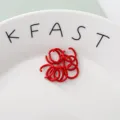 Rood gelakte metalen open springringen, DIY handwerk handgemaakte verbinding ijzeren ringen onderdelen - Rood