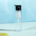 Flacon pulvérisateur transparent de 10 ml, bouteille cosmétique rechargeable portable. - Noir