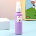 Purple Mini Travel Spray Bottle with Cute Cartoon Rabbit Design Cosmetic Dispenser - Rabbit / 60ML