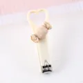 Cute cartoon heart nail clipper, mini sweet style doll nail cutter for daily home use. - Candy Nail Clipper / Beige
