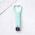 Tagliaunghie a cuore verde menta portatile, simpatico strumento di manicure color caramella. - Confezione sfusa / Blu