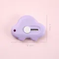 Cute mini cloud shape utility knife portable purple craft cutter for school stationery office - OPP Bag / Purple