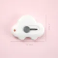 Cute mini cloud car utility knife portable box cutter stationery student craft paper knife - OPP Bag / White