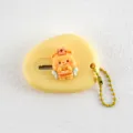 Simpatico taglierino giallo con orsetto, mini cutter portatile per artigianato e cancelleria. - Modello a goccia - Orsetto apina