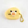 Simpatico mini cutter giallo portatile taglierino cartoleria cartone animato per diario - Modello a goccia - Orsetto che dorme