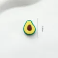 Süßer Avocado Harz Anhänger DIY Zubehör für Handyhülle Haarklammer Handwerk Material - Avocado
