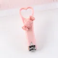 Cute cartoon heart nail clipper mini pink candy design portable cute manicure tool - Candy Nail Clipper / Pink