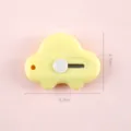 Cute mini cloud car utility knife, portable pocket box cutter for student stationery and crafting. - Yellow