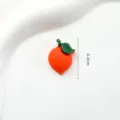 Süßer Harz Frucht Anhänger DIY Zubehör Handyhülle Dekoration Bastelmaterial ca. 2.3cm - Zitrone