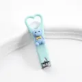 Tagliaunghie a forma di cuore carino cartone animato mini strumento portatile anti-schizzo - Tagliaunghie a orsetto