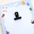 Piccole clip per raccoglitori in metallo nero morsetti per carta ufficio scuola documenti - Fermaglio nero mezzanotte