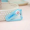 Peigne pliant portable avec jolie poupée dessin animé, mini brosse à cheveux bleue. - Peigne de coiffage pour chiot