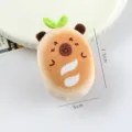 Cute plush cookie hairpin for women, funny biscuit bang clip, sweet kawaii hair accessory - Sandwich Bread Hair Clip