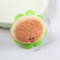 Cute plush burger hair clip funny cartoon food side clip sweet girl hair accessories chic - Burger Hair Clip